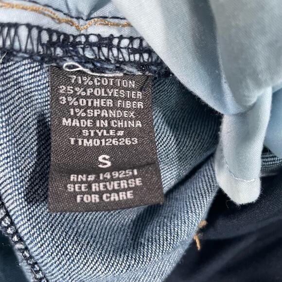 Harper Grey Maternity Jeans Full Panel Ripped Jeans Womens Size Small - Picture 6 of 14